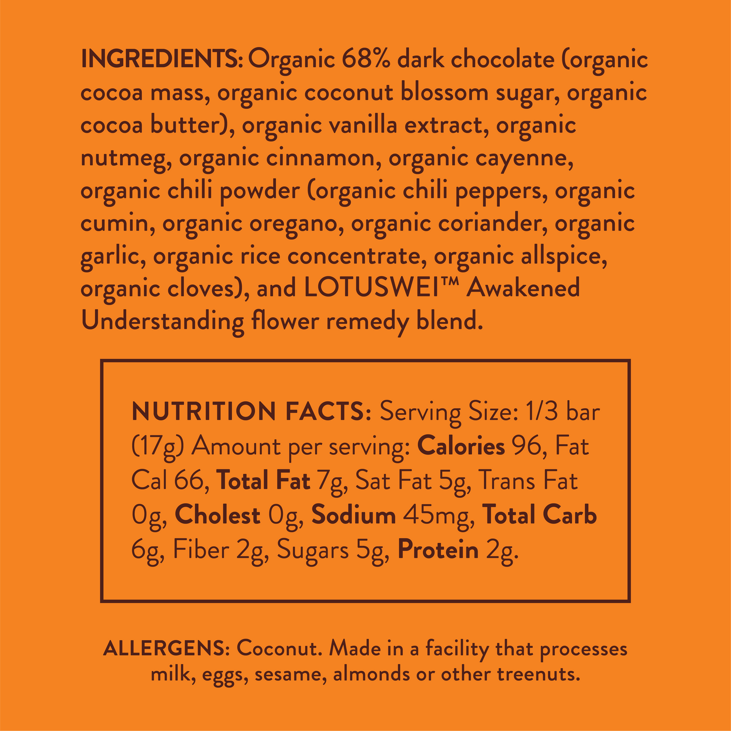 Masala Spice Dark Chocolate