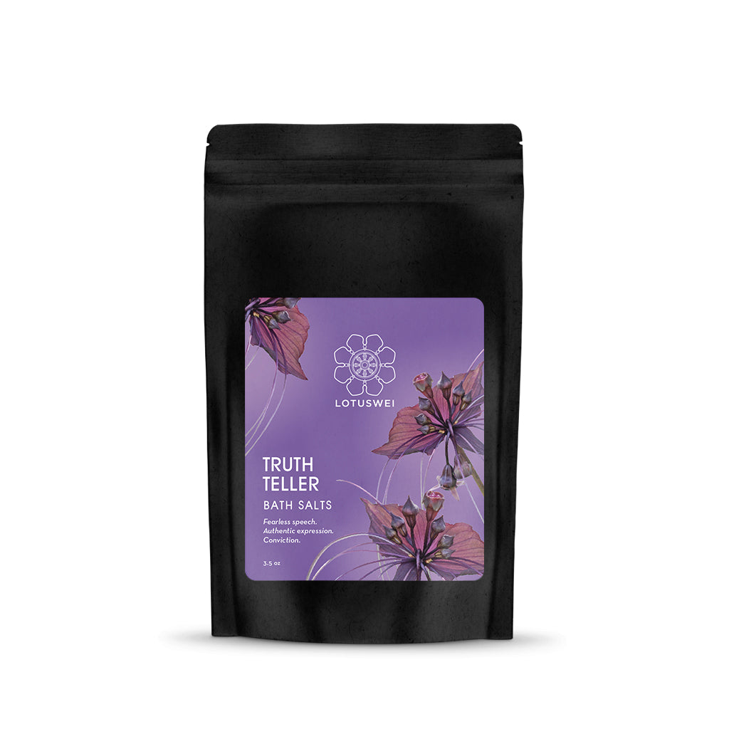 Truthteller Flower Essence Bath Salt LOTUSWEI flower essences