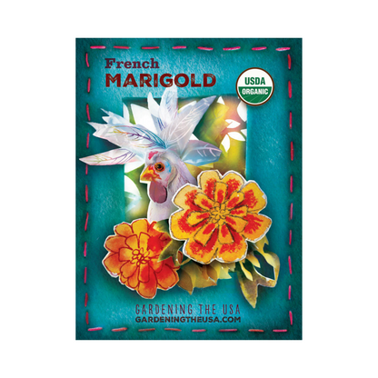 French Marigold Seeds - Organic